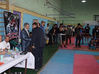 بازدید رئیس هیات پزشکی ورزشی از مسابقات لیگ استانی 