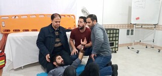 کارگاه آموزشی احیا وکمکهای اولیه ویژه امدادگران زنجان