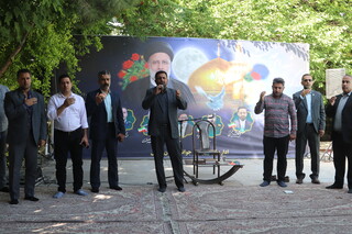 حضورکارکنان و پزشکیاران هیات پزشکی ورزشی فارس در مراسم گرامیداشت شهدای خدمت