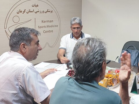 اولین نشست هیأت رئیسه پزشکی ورزشی استان کرمان