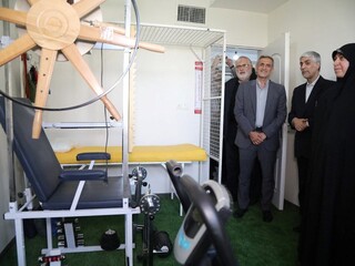 افتتاح مرکز جدید فیزیوتراپی هیأت پزشکی ورزشی استان قزوین