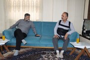 دکتر یحیی صالح طبری با حضور در منزل دکتر طهماسبی از وی عیادت کرد